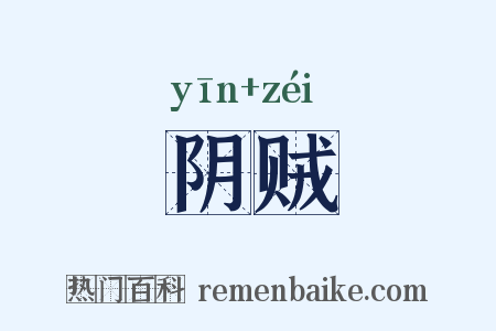 阴贼是什么意思的图片